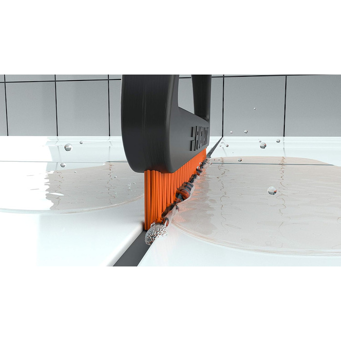 Щітка для швів сіра/помаранчева - щітка для чищення швів у ванних кімнатах, туалетах, кухнях - чищення настінної та підлогової пли