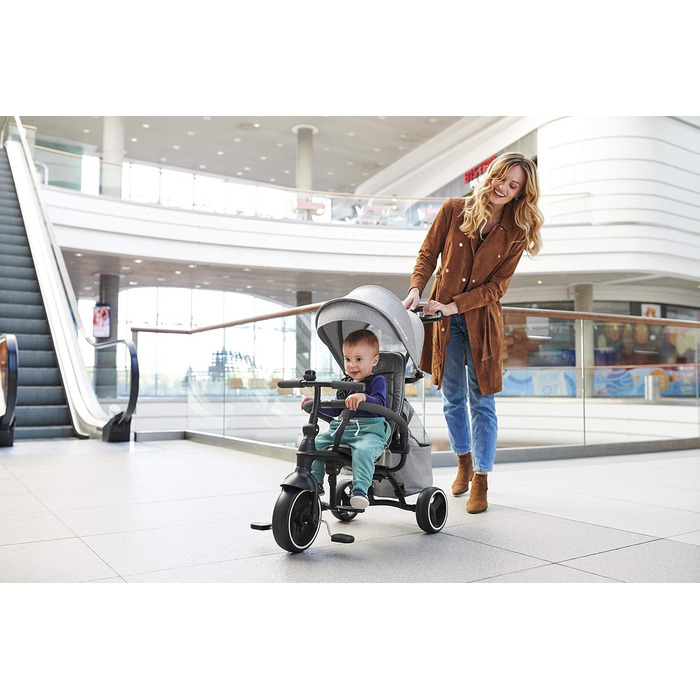 Триколісний велосипед 4 в 1 Jazz, дитячий триколісний велосипед, дитячий велосипед, коляска, складний з аксесуарами, сумка, дзвіно