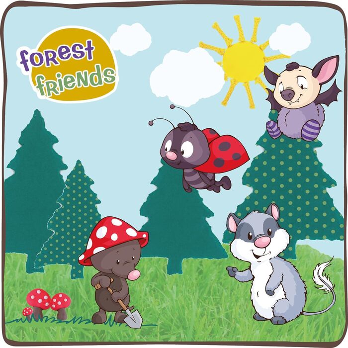 М'яка подушка сонька - Екологічно чиста м'яка подушка для дівчаток, хлопчиків та немовлят - Пухнаста м'яка подушка, 25 x 25 см - 4