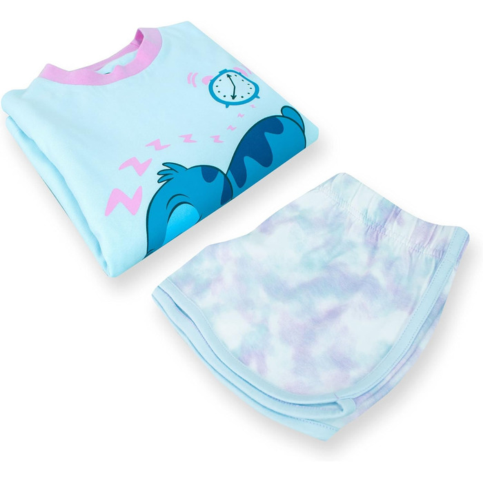 Піжами Disney Stitch Піжами Ліло та Стіч для дівчаток Піжами з короткими рукавами та принтом тай-дай для дівчаток, розмір 134