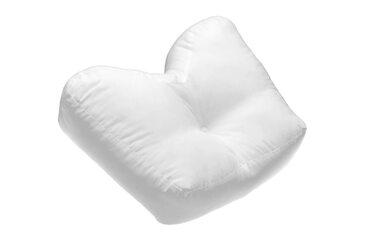 Подушка Maximex Comfort Side Sleeper, подушка для підтримки шиї, приємна якість, наповнювач з високою щільністю, можна прати, біла, бавовна, поліестер, 52 x 40 x 16,5 см