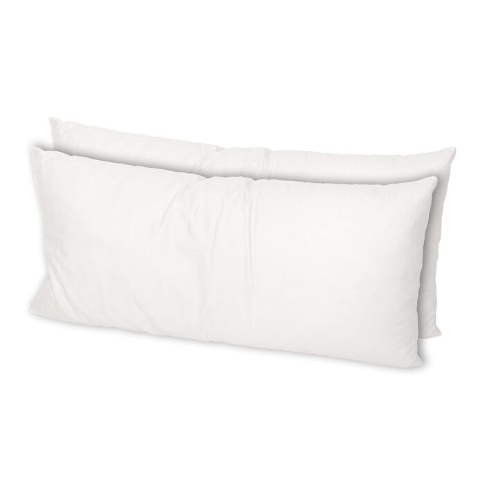 Комплект із 2 пір&39яних подушок MSS eK Розмір 30 x 60 см Вага наповнювача 500 грамів кожна 100 бавовна Не вищипується живими тваринами Наповнювач подушки Сертифіковано NOMITE - без кліщів Протестовано на наявність шкідливих речовин