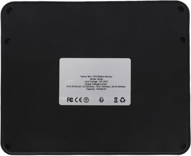 Міні-UPS джерело безперебійного живлення, 10400 мАг, USB-PoE, безперервний захист для камер відеоспостереження та модемів (Європейська вилка)
