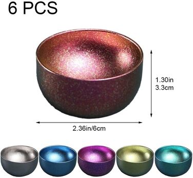 Маленька титанова чайна чашка для кемпінгу на свіжому повітрі, чашка для заварювання чаю, чайник, чашки з подвійними стінками, кавова чашка, яку можна мити в посудомийній машині, для кемпінгу, барвиста