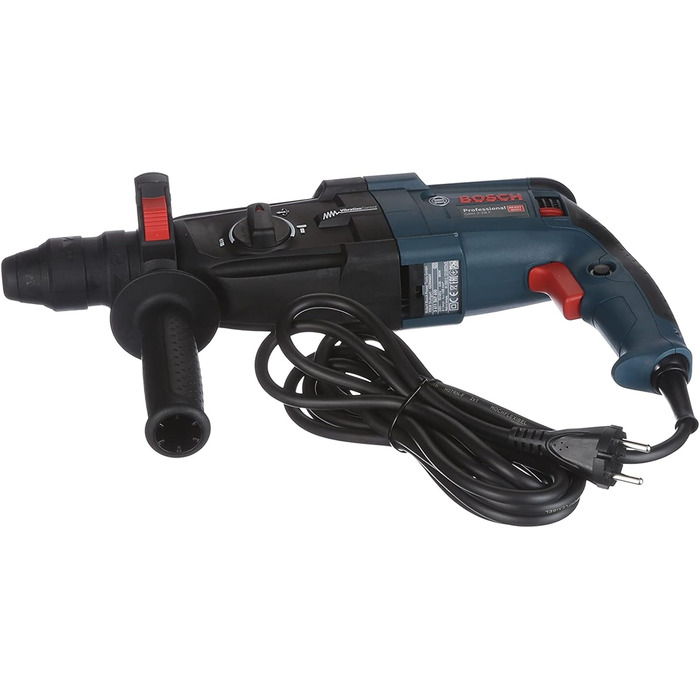 Перфоратор Bosch Professional GBH 2-28 F (у комплекті з додатковою ручкою, обмежувачем глибини 210 мм, машинним полотном, швидкоза