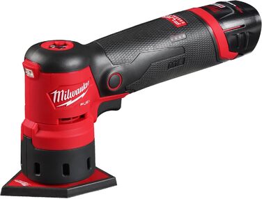 Акумуляторна точкова шліфувальна машина Milwaukee M12 FUEL FDSS-422X, довільна орбітальна шліфувальна машина з п'ятикутним шліфува