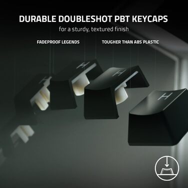 Оптична ігрова клавіатура практично без затримок (лінійні оптичні перемикачі Gen-2, клавіші Doubleshot PBT, підставка для долонь)
