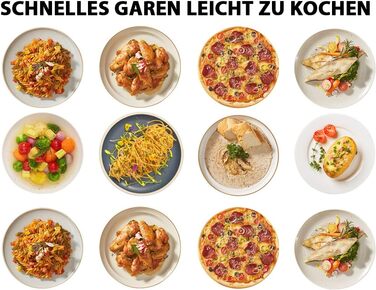 Мікрохвильова піч Toshiba MW2-MG20PF(BK)/GE 800 Вт з хрустким грилем і функцією комбінованого приготування, 5 рівнів потужності, потужність гриля 1000 Вт, чорний гриль 20 л чорний