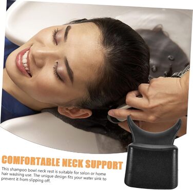 Подушка для миття голови Angoyily, салонна подушка для шиї, подушка для шиї, шампунь, спа-підтримка шиї, підтримка шампуню, підтримка шиї, миття волосся, подушка для шиї, практична PU-ванна для умивальника 23x15 см