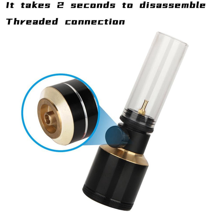 Газова лампа TsoLay для кемпінгу у формі свічки з порожньою банкою, атмосферна, газова лампа, ліхтар для коней, зовнішня, газовий пальник, лампа для намету, міцна, проста у використанні