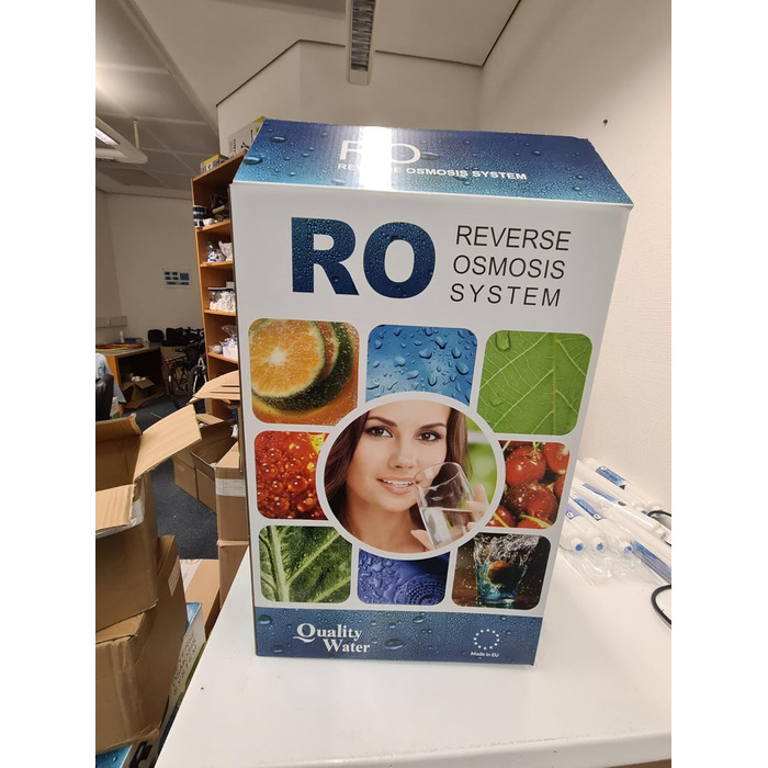 ФІЛЬТР ВОДИ НІМЕЧЧИНА Класична система зворотного осмосу зі змінними фільтрами на 3 роки - 285 літрів питної води щодня - екологічна, проста в установці без бісфенолу А