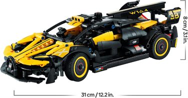 Конструктор LEGO Technic 42151, модель Bugatti Bolide, 905 деталей