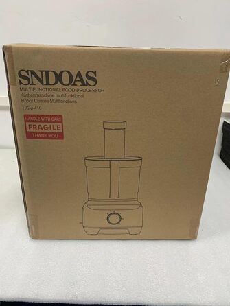 Кухонний комбайн SNDOAS, багатофункціональний кухонний комбайн 1300 Вт, чаша для замішування тіста 3,5 л, подрібнювач кухонного комбайна, блендер 1,5 л, подрібнювач, соковижималка для цитрусових, в т.ч. 11 аксесуарів