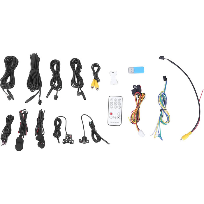 Комплект автомобільного відеореєстратора, універсальний автомобільний відеореєстратор 6-канальний 360 панорамний мобільний цифрови