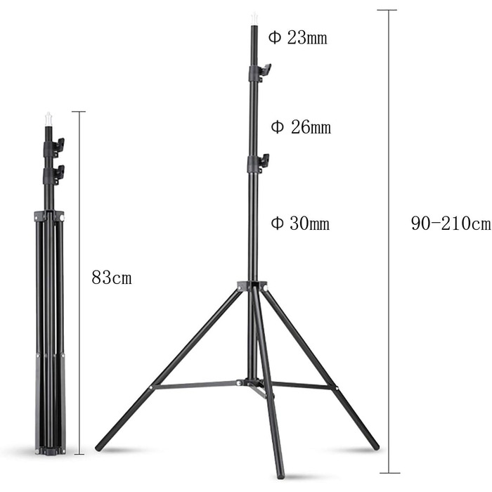 Комплект безперервного світла Softbox Studio з чотирма лампами 5500K з лампочками 50x70 см Softbox 2M світлова підставка