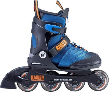 Чорний - синій - помаранчевий, 2 Raider Pro Inline Skates L (EU 35-40 / UK 3-7 / US 4-8)