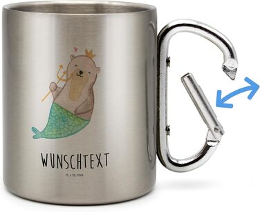 Персоналізована кружка з астрологічним зображенням Водолія &quotМістер і місіс Панда&quot - подарунки, гороскоп, подарунок на день народження, знак зодіаку, персоналізована кружка, подарунок, з іменем, термокружка, персоналізована