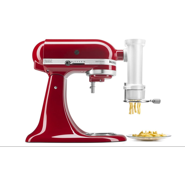 Насадка для преса для пасти KitchenAid KSMPEXTA, нержавіюча сталь, білий/пишний сад