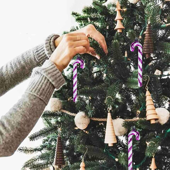 Різдвяних прикрас у формі цукерок для ялинки 12 шт No-Hell