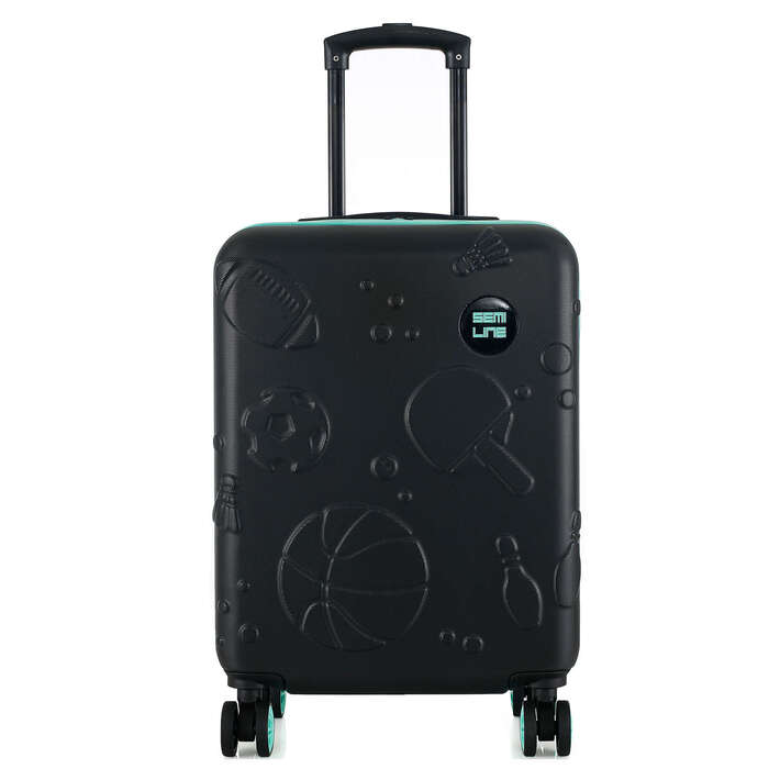 Валіза дитяча Semi Line 20' (S) Black/Blue (T5889-2)