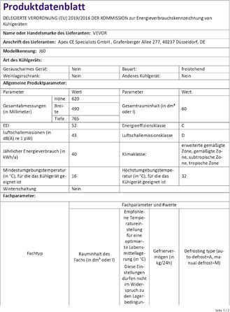 Портативний автомобільний холодильник VEVOR, 12V, 60-літровий портативний морозильник на колесах з однією зоною, регульований від -20 до 20C, компресорний холодильник для дому, на природі, в кемпінгу, в автофургоні, в автомобілі, 60 л
