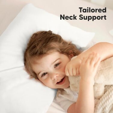 Дитяча подушка KeaBabies з наволочкою - 535см дитяча подушка від 2 років, дитяча подушка, що миється, м'яка органічна дитяча подуш