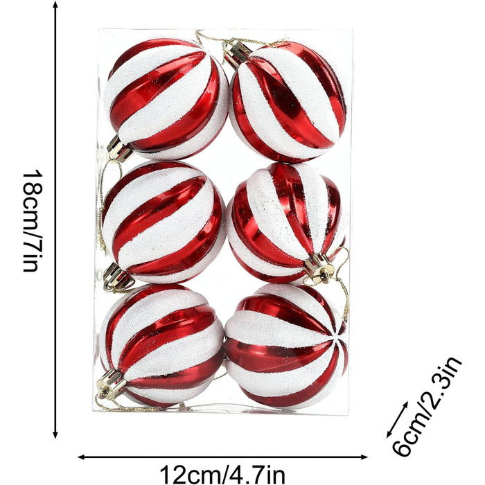 Ялинкові кульки 6 шт Generisch