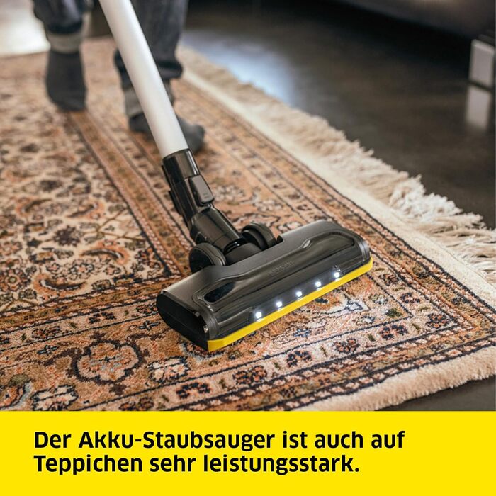 Акумуляторний пилосос Krcher VC 6 Cordless ourFamily, 2 рівні всмоктування, час роботи до 50 хв, вага 2,8 кг, акумулятор 25,2 В, н