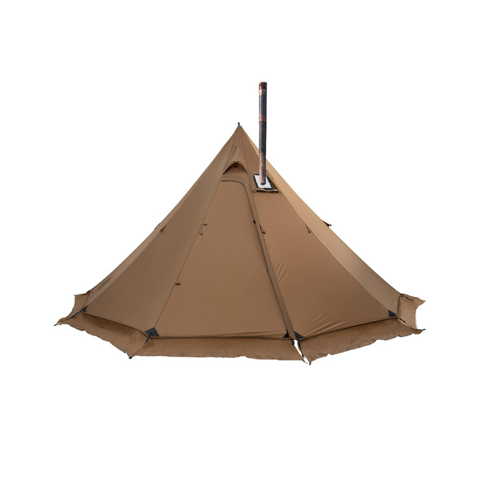 Намет OneTigris NORTHGAZE 2.0 Tipi для 2-4 осіб, кемпінговий намет на 4 сезони, водонепроникний, пірамідальний, 3000 мм (нейлон)