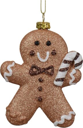 Ялинкова прикраса фігурка пряникового чоловічка Kaemingk