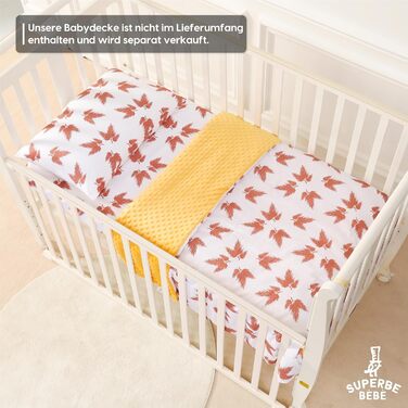 Дитяча подушка з бавовняною наволочкою - Подушка підходить для дітей віком від 3 до 10 років - Розмір 60x40 см - М'яка подушка Гіп