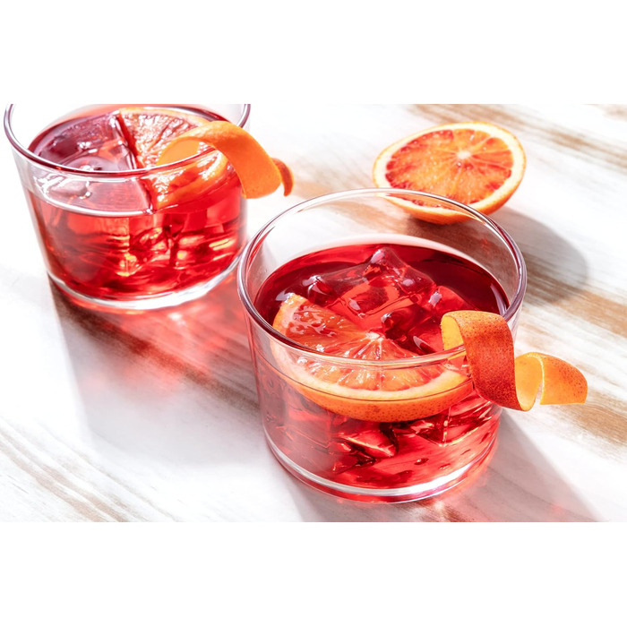 Келихи Negroni Набір для коктейлів з 3 предметів Falco - Fabulous for Negroni, 295 мл, чисте задоволення, безсвинцеве кришталеве скло, включаючи подвійний джигер для змішування, 251.150