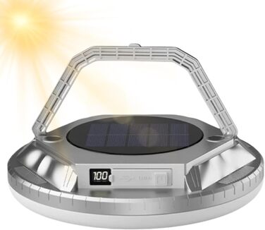 Ліхтар для кемпінгу, ліхтар для виживання на сонячній енергії, 1600 люмен, водонепроникний ліхтар для намету, для саду, патіо, балкону, походів