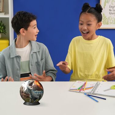 Пазл Ravensburger 3D 11757 - Пазл-м&39яч Світ Юрського періоду - 72 елементи - Пазл-м&39яч для любителів динозаврів від 6 років