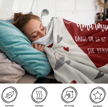 Подарунки для найкращих друзів, подарунок на день народження дівчини - плед-обійня, унікальні подарунки для жінок, дівчини, сестри, дружини, мами на день народження, Різдво, кохання 150x200 см