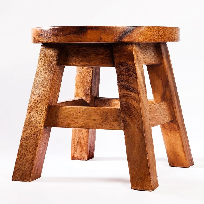 Дитячий стілець, табурет, дитячий стілець з масиву дерева з тваринним мотивом сови, висота сидіння 25 см для нашої дитячої групи с