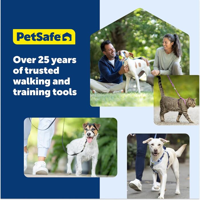 Шлейка проти смикання з мякою підкладкою для комфортних прогулянок, 5 точок регулювання, XS, для малих, середніх та великих собак, Синій/Чорний/Зелений/Рожево-Синій X-Small