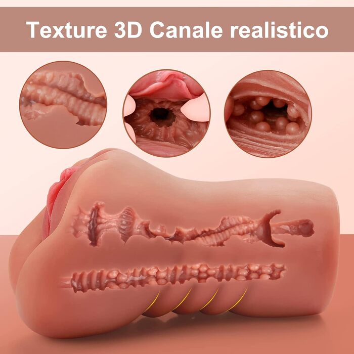 Мастурбатор Banysin 2 в 1 для чоловіків, реалістична 3D вагіна та анус