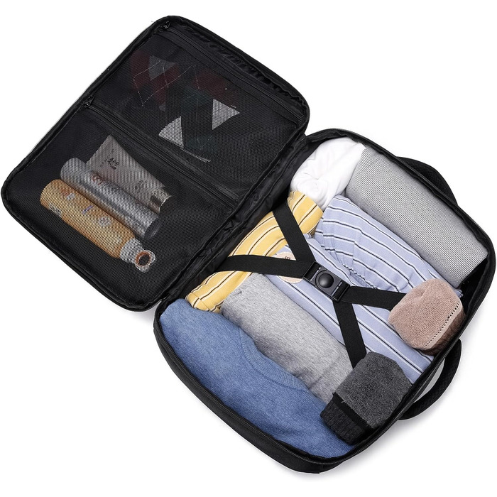 Рюкзак для ручної поклажі Ryanair 40x30x20, 40x30x25, для Eurowings, малий 24-літровий дорожній рюкзак для літака, сумка для ручної поклажі з портом зарядки USB, дорожня сумка для чоловіків і жінок, чорний, чорний 40 x 30 x 20 см - 24 л