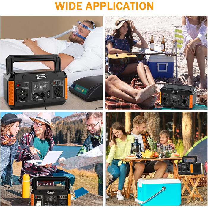 Портативна електростанція Irishom Power Station, сонячний генератор 140 400 мАг/520 Втгод, акумуляторна електростанція CPAP потужністю 600 Вт з 3 режимами зарядки для дому, відпочинку на природі, кемпінгу, аварійного живлення