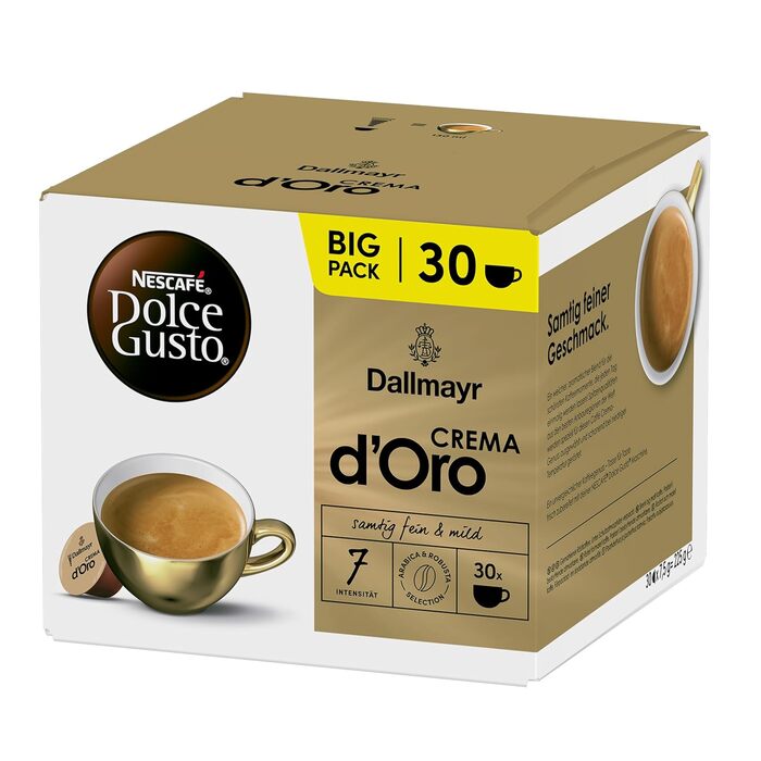 Кавові капсули NESCAF DOLCE GUSTO DALLMAYR Crema d&39Oro, 3 шт. (3 x 30 капсул) 225 г (3 шт.)