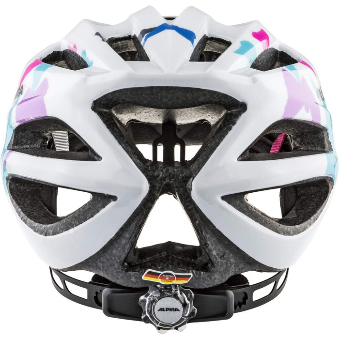 Амортизуючий, Легкий та Міцний Велосипедний Шолом З Модернізованим Світлодіодом Для Дітей Білий Метелик 50-55 см Одинарний, 2.0 -