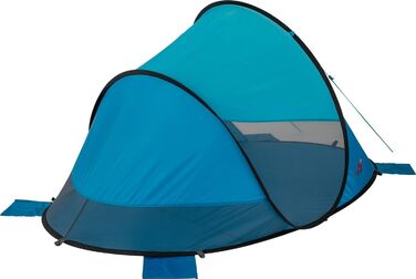 Пляжний навіс McKinley Bora UV50, синє світло/блакитний PETR, один розмір