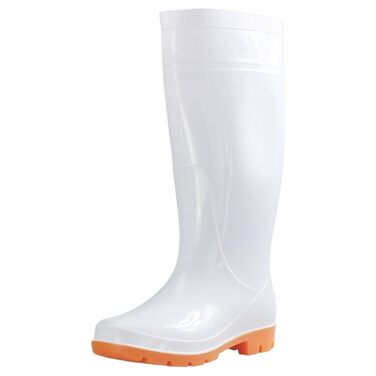 Чоловічі гумові чоботи до коліна, нековзні, для кухні, водонепроникні, водне взуття, гумові чоботи, великі розміри для дорослих 39 White01