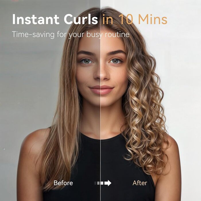 Інноваційна автоматична плойка для будь-якого віку Настінна плойка для завивки постільної білизни (Чорне золото)