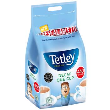Чай Tetley без кофеїну, на одну чашку, 440 чайних пакетиків