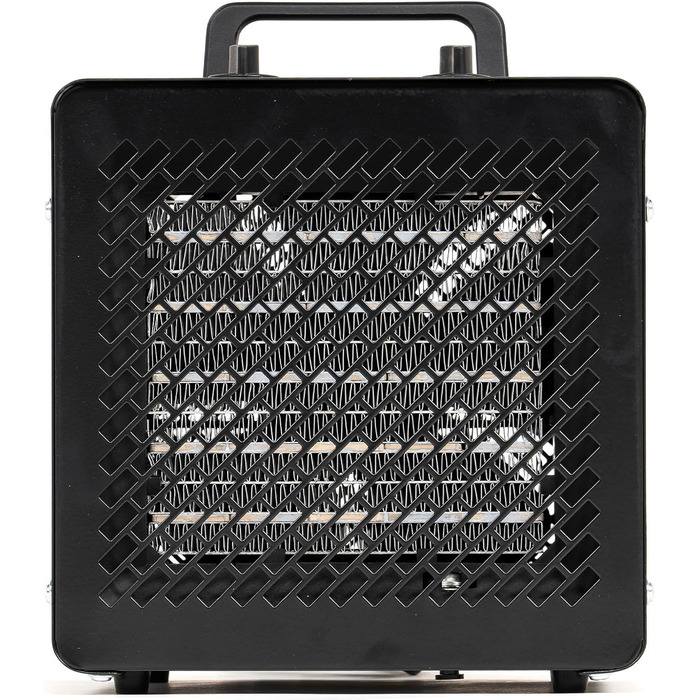 Електричний керамічний вентилятор-обігрівач NAC 3000 Вт - радіаційний обігрівач з термостатом, електричний обігрівач - обігрівач з 3 режимами нагріву, електричний обігрівач для гаража, майстерні, будівельного майданчика - будівельний обігрівач/осушувач по