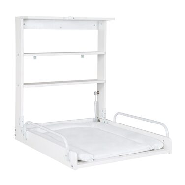 Настінний пеленальний столик roba - складаний пеленальний столик - настінний пеленальний килимок Танець птахів - дерево, білий / Танець птахів