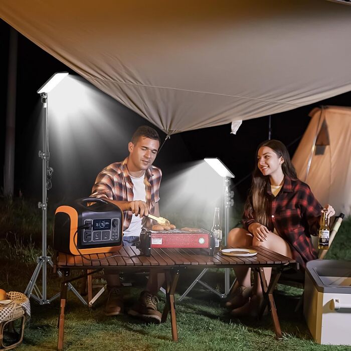 Телескопічний кемпінговий ліхтар портативне освітлення, світлодіодний робочий ліхтар Яскравий робочий ліхтар для гаража, патіо, навісу, використання в приміщенні, полювання, майстерні