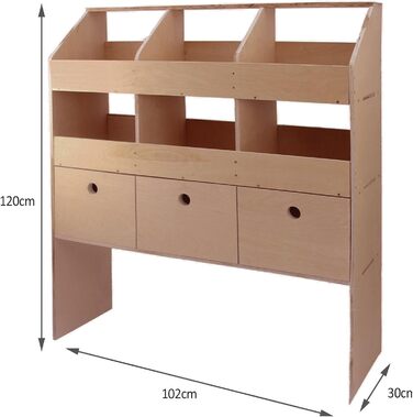 Універсальна автомобільна полиця Monster Racking, стелажі для транспортних засобів, система стелажів для транспортного обладнання, дерев&39яні полиці, система стелажів для фургона, візок для майстерні, 102 см Ш x 30 см Г x 120 см В